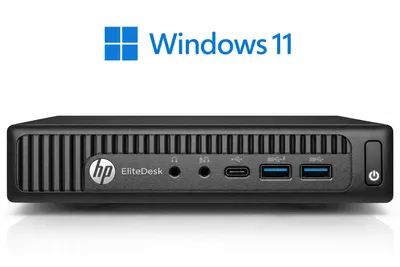 Produktbild von HP EliteDesk | Mini Desktop | Intel G4520 | 8 GB | 256 GB SSD | Windows 11