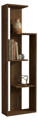 Produktbild von Fiesole - Bücherregal, 50x20x160h cm Nussbraun, 3 Regalböden
