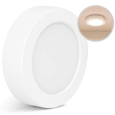 Produktbild von MasterLED LED Deckenlampe Bingo 12W rund – 3CCT, 960lm, Ø169mm, flach, IP20, Aufbauleuchte Weiß