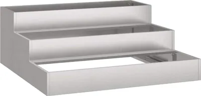 Produktbild von Garten-Pflanzgefäß Silber 90 x 90 x 35 cm Edelstahl