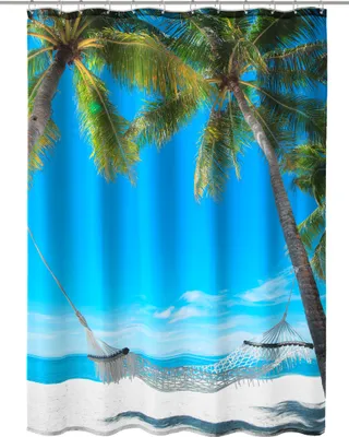 Produktbild von Kleine Wolke Duschvorhang Textil BAHAMAS Multicolor 180 x 200 cm