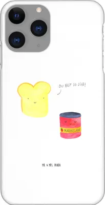 Produktbild von Mr. & Mrs. Panda Iphone 11 Pro Handyhülle Toast Marmelade - Weiß - Geschenk, Brot, Dreamteam, Toastbrot, Süß, Premium Kunststoff, Handy Case, Lustige Sprüche