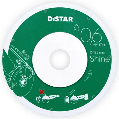Image de Disque diamant Distar Shine 125 X 0.6 X 22.23Mm