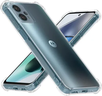 Produktbild von Hülle für Motorola Moto G23 / Moto G13 Weich Transparent Handyhülle mit Verstärkte Ecken Bumper Schutzhülle