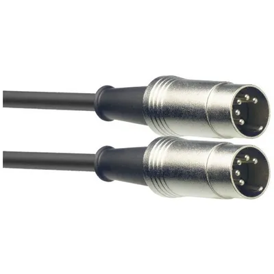 Produktbild von MIDI-Kabel, DIN/DIN (m/m), 10 m, Metallstecker