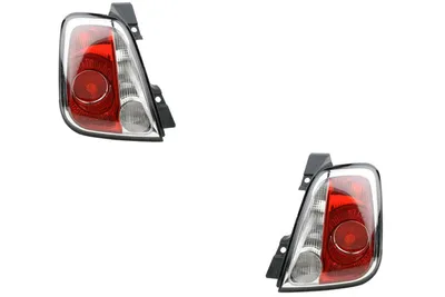 Image de Johns, Feu arrière compatible Fiat 500 -312 09/10-06/15 Set gauche & droite 51934482 51934478