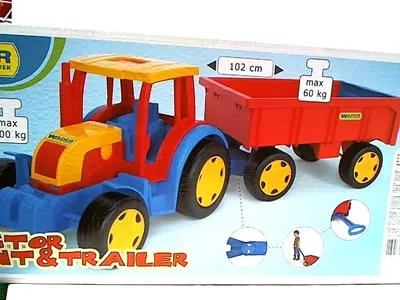 Zdjęcie produktu dla Wader Gigant Traktor Z Przyczepa 66100 61004