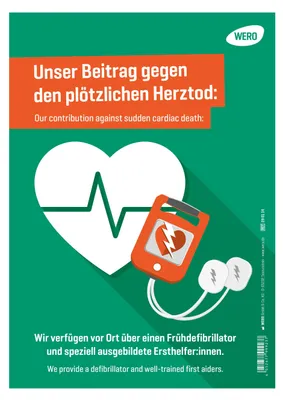 Produktbild von Hinweisschild: Defibrillator vorhanden