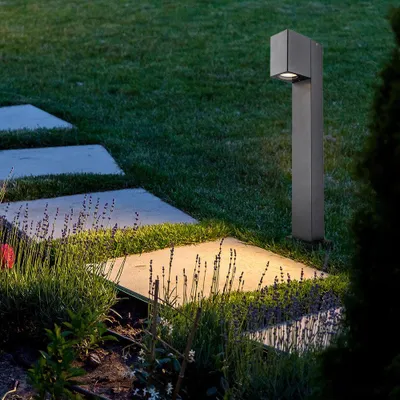 Image de HOFTRONIC - Lanterne de jardin sur pied 100 cm GU10 7W IP65 Noir