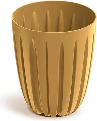 Produktbild von Blumentopf WARIO 13,7 cm - Farbe: senf