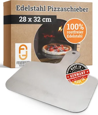 Produktbild von Pizzaschieber Edelstahl 28 x 32 cm