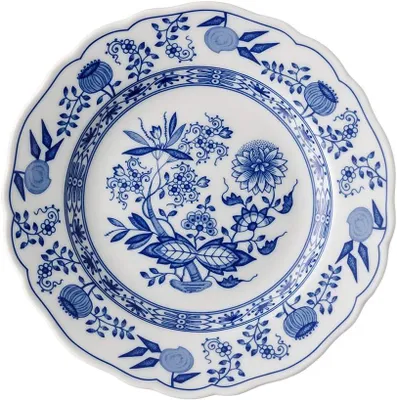 Produktbild von Frühstücksteller 19 cm, blaues Zwiebelmuster, Porzellan, spülmaschinengeeignet, mikrowellengeeignet für