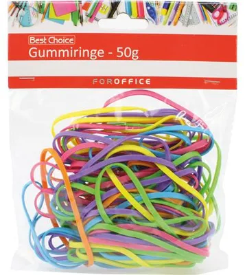 Produktbild von Gummiringe 50g Trendfarben sortiert 3mm breit