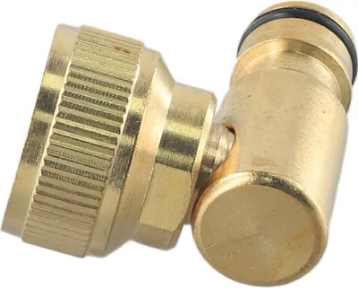Productafbeelding van INF 90 Graden Draaibare Kraanadapter - Europese Standaard Messing