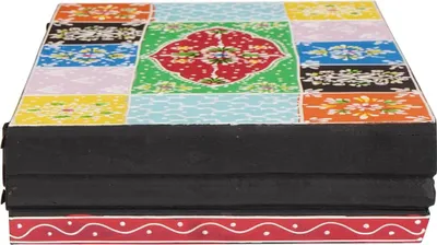 Image de Étagères murales vidaXL multicolores 40 x 20 x 6 cm en bois massif de manguier