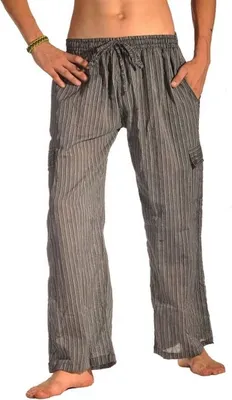 Produktbild von Haremshose "Happening" für Herren - bequeme Fischerhose für Fitness, Sport & Freizeit, schwarz XXL
