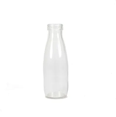 Produktbild von Milchflasche Glas Flasche H21cm Ø7cm ca 480ml Dekoflasche Saftflasche Blumenvase