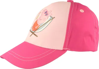 Sommer Baseball Cap Peppa Pig aus Baumwolle von Hut-Breiter in rosa