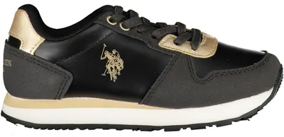 Image de US POLO ASSN. CHAUSSURES DE SPORT NOIRES POUR ENFANTS : Couleur - Noir, Taille - 33 Taille : 33 Couleur : Noir