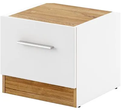 Obrázok produktu pre Nočný stolík DENTRO DT03P biela / dub stirling