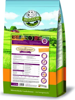 Produktbild von Bellfor Naturfarm-Schmaus Mini - Getreidefreies Hundetrockenfutter mit Insekten 2,5 kg