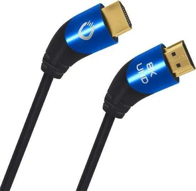 Image de OEHLBACH SHAPE MAGIC UHD 40 Câble HDMI® ultra haut débit avec connecteur 40° 1,5m noir