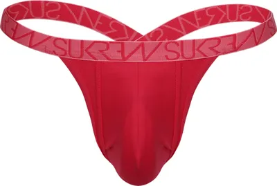 Image de SUKREW - Sous-vêtement String Hommes - Bubble Thong Deep Coral - 1x Taille XS