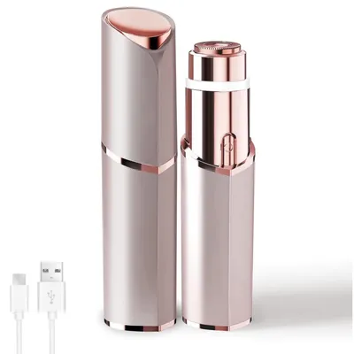 Produktbild von INF Wiederaufladbarer, tragbarer Mini-Lippenstift-Haarentferner Gold