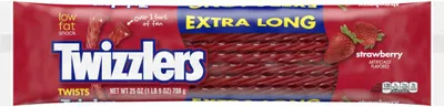 Zdjęcie produktu dla Twizzlers Twists Strawberry Extra Long (18 x 709 g)