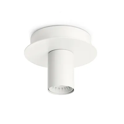 Image de Plafonnier moderne en métal Up And Down blanc 1 lumière E27