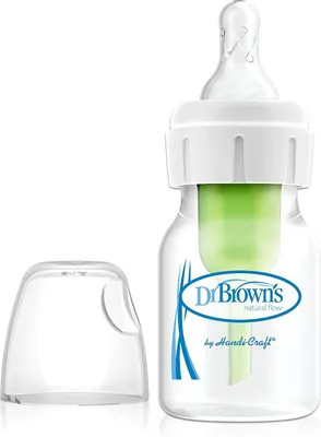 Immagine prodotto di Biberon Anti-Coliche Options+ del Dr. Brown, formato piccolo, 60 ml, trasparente, 0 mesi