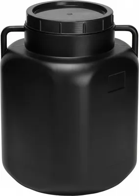 Produktbild von Garronda 50L Plastikfass BPA-freies quadratisches Fass und Behälter mit Deckel, Schwarz GD-0088