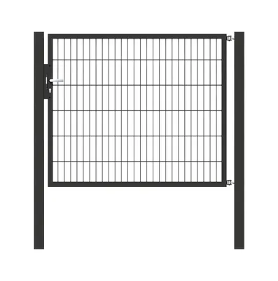 Immagine prodotto di Alberts 647513 Cancello singolo Flexo con accessori, antracite, larghezza 150 cm, altezza 120 cm