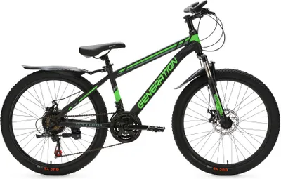 Produktbild von Generation Baturo Mountainbike 24-Zoll - Grün - Schutzbleche