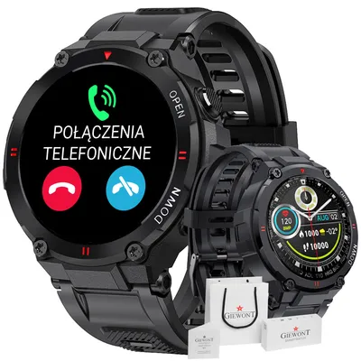 Produktbild von Inteligentné hodinky Giewont Focus SmartCall GW430-1 - Carbon