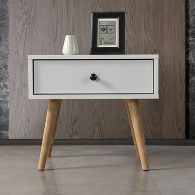 Productafbeelding van Skye Decor, nachtkastje van hoge kwaliteit (3 stuks), saffier eikenhout, 55x49x55 | 100% melamine