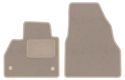 Image de Tapis avant en moquette pour Mercedes Citan 2012- (ludospace) – 2 pièces, beiges, sur mesure – Wielganizator LUX – version W0329