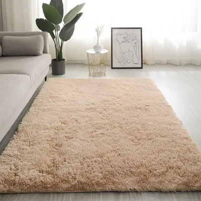Immagine prodotto di Tappeto shag super morbido, moderno e lavabile, 50 x 80 cm