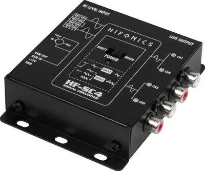 Produktbild von HIFONICS 4 Kanal High to Low Level Konverter Autoradio HF-SC4 (mit EPS)