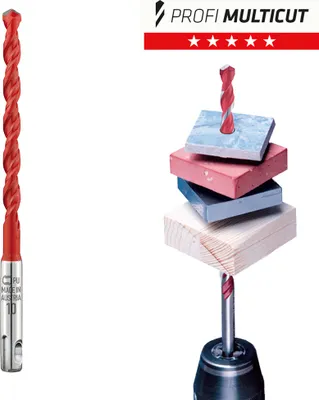 Immagine prodotto di Alpen HM-Universalbohrer Profi-Multicut SDS-Plus Länge 160 mm Bohrer 8,0 mm