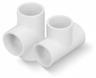 Produktbild von InAndOutdoorMatch - PVC T-Stücke - 12 Stück - 20 mm