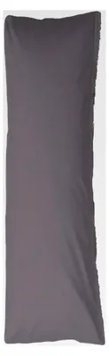 Produktbild von Seitenschläferkissen Bezug Stillkissen Mako Jersey 40x140 cm grau