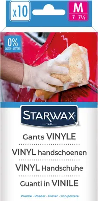 Image de Gants Vinyle Poudrés - 176738 - M - Starwax