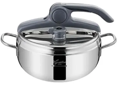 Produktbild von Lagostina Irradial Control Lagoeasy'UP 3,5 l Schnellkochtopf aus Edelstahl 18/10