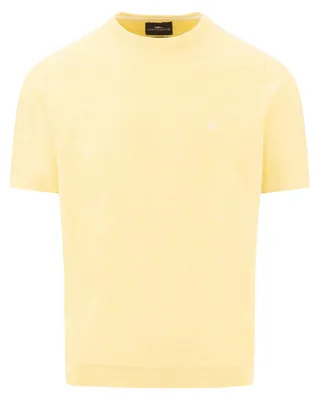 Produktbild von Fynch-Hatton O-Neck, T-Shirt, Baumwolle Linen pale yellow XL