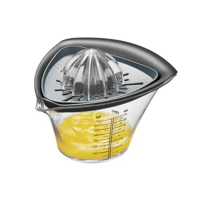 Zdjęcie produktu dla GEFU 14480, Sokowirówka ręczna, Czarny, Przezroczysty, 0,7 l, Plastik, 180 mm, 213 mm