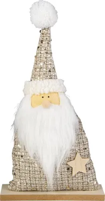 Produktbild von Standdeko - Wichtel mit Bart - ca. 20 x 6 x 36 cm
