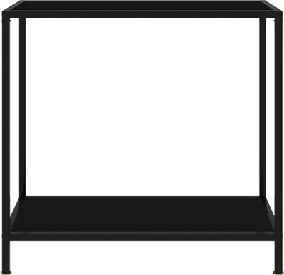 Produktbild von vidaXL Konsolentisch Schwarz 80x35x75 cm Hartglas