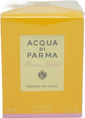 Produktbild von Acqua di Parma Rosa Nobile, 50 ml, Pfeffer, Orange, Bernstein, Bergamotte, Zedernholz, Maiglöckchen, Pfingstrose, Rose, alcohol denat., aqua (water), parfum (fragrance), polyquaternium-16, ethylhexyl methoxycinnamate,..., 1 Stück(e)