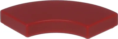 Immagine prodotto di Lego® 2x2 piastrelle angolo rotondo 27925 - 100 pezzi rosso scuro